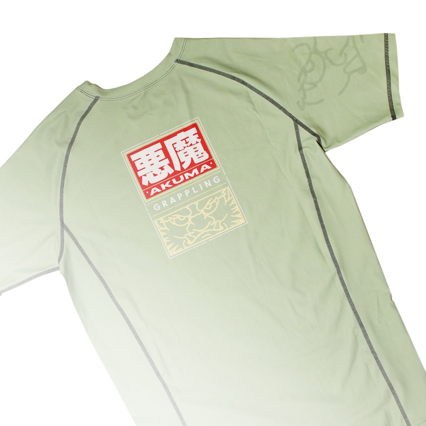Oni Collection - Short Sleeve Rash Guard - Green