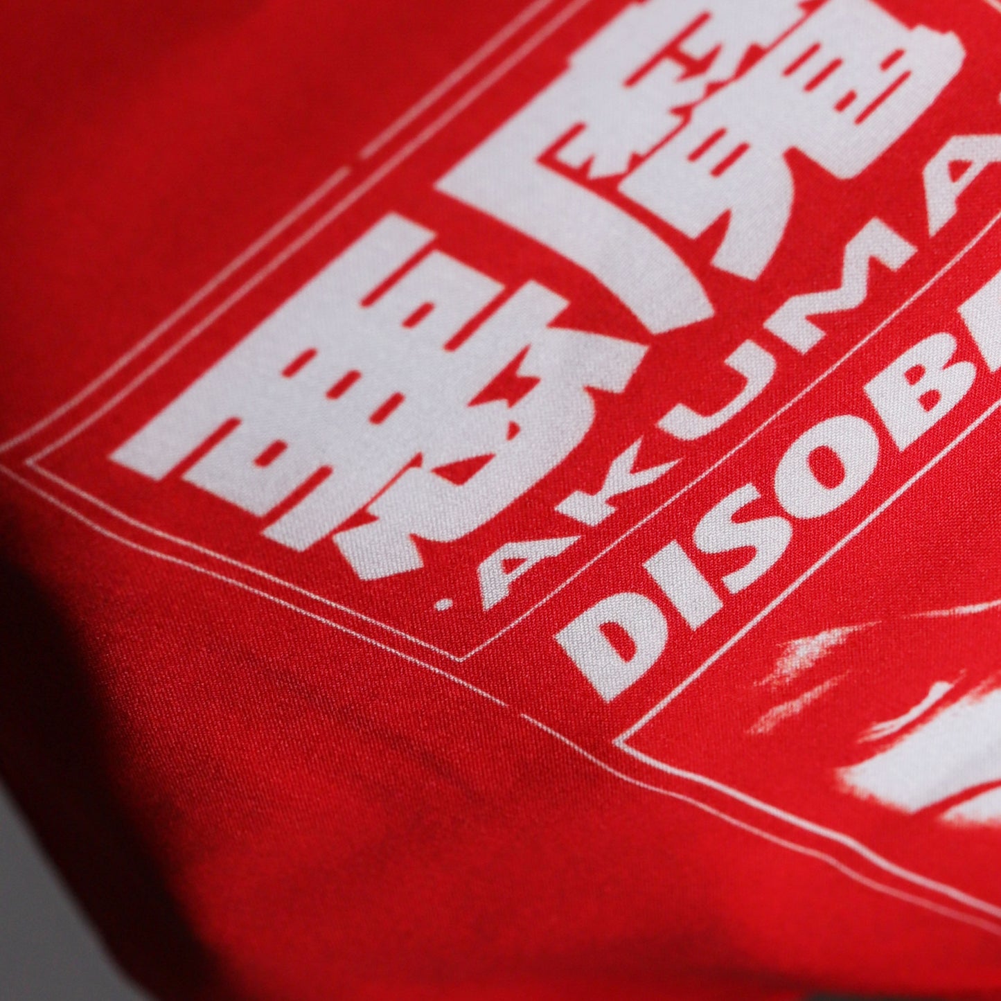Disobey Collection - Grappling shorts - Red and Black