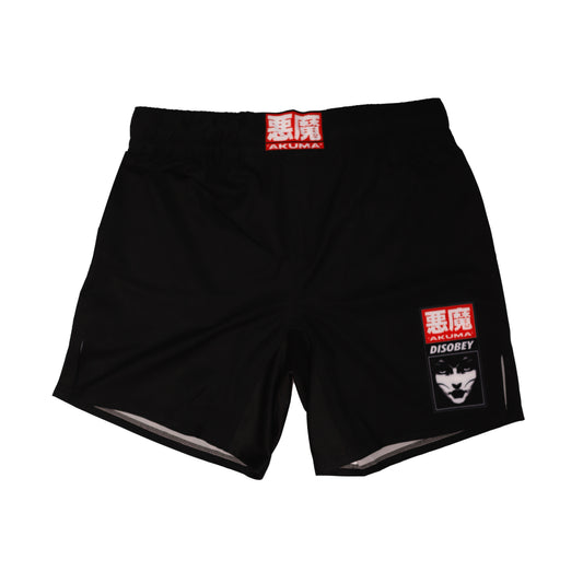 Disobey Collection - Grappling Shorts - Black