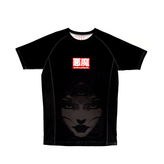 Disobey Collection - Short Sleeve Rash Guard - Black