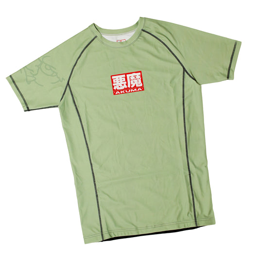 Oni Collection - Short Sleeve Rash Guard - Green