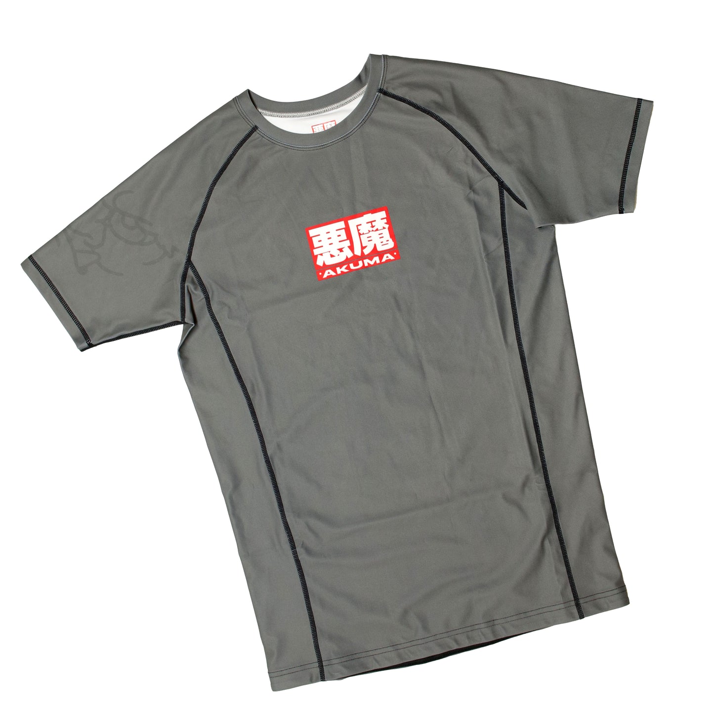 Oni Collection - Short Sleeve Rash Guard - Grey