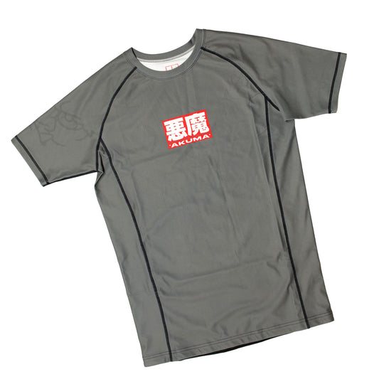Oni Collection - Short Sleeve Rash Guard - Grey