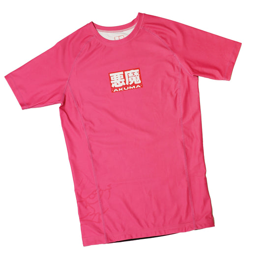 Oni Collection - Short Sleeve Rash Guard - Pink
