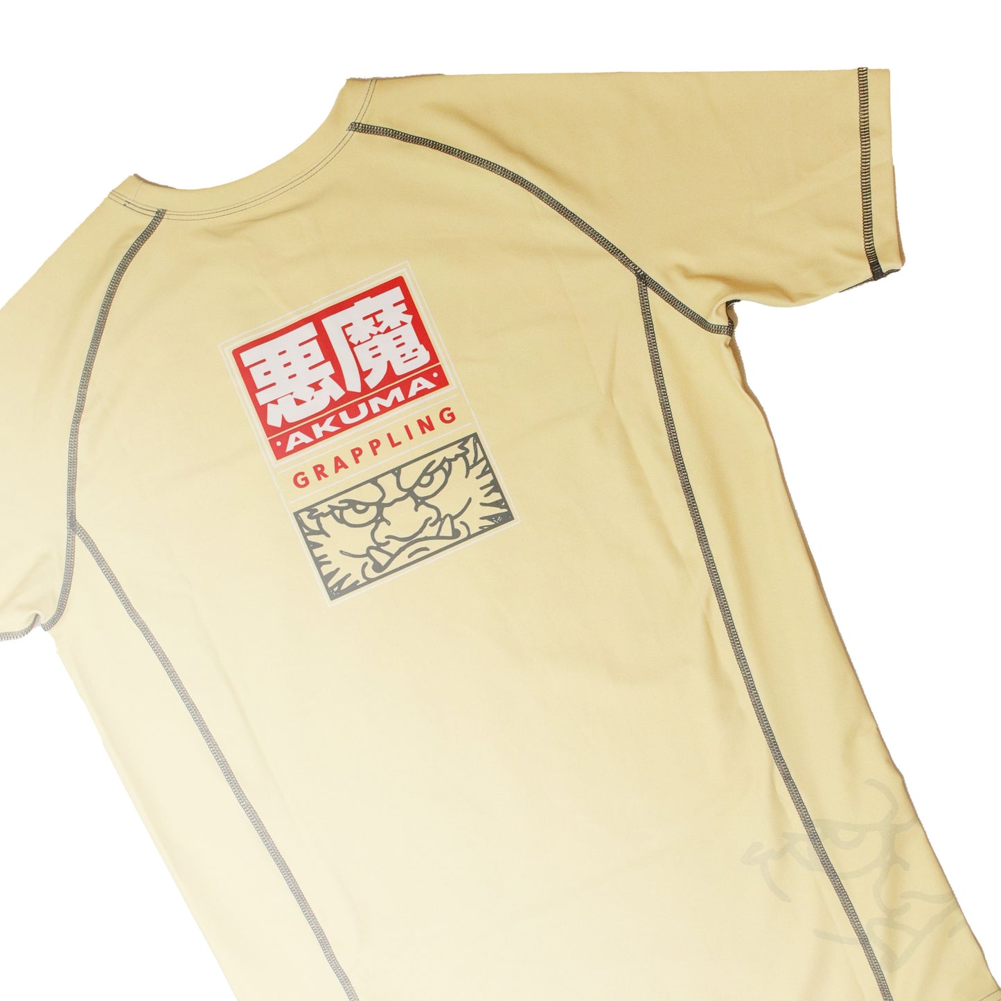 Oni Collection - Short Sleeve Rash Guard - Bone