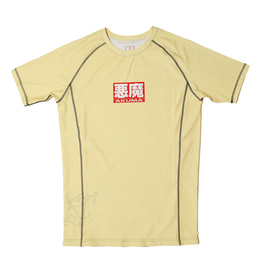 Oni Collection - Short Sleeve Rash Guard - Bone